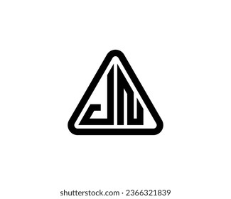 Design-Vektorgrafik-Vorlage für JN-Logo
