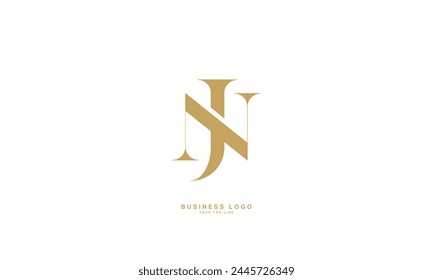 JN, NJ, J, N, Abstract Letters Logo Monogram