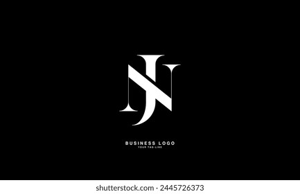 JN, NJ, J, N, Abstract Letters Logo Monogram