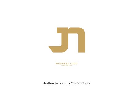 JN, NJ, J, N, Abstract Letters Logo Monogram