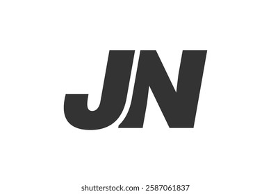 JN Techno Editable Font Logo For Corporate Branding. Bold, Futuristic Design With Unique Typographic Ideas. Minimal Custom Type And Dynamic Letter Variations For Promotion, Printing, And Book Titles