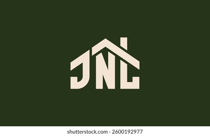 JNL monogram house logo design