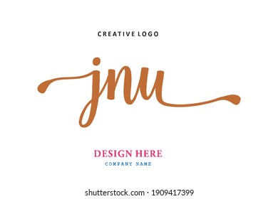 JNU lettering logo is simple, easy to understand and authoritative