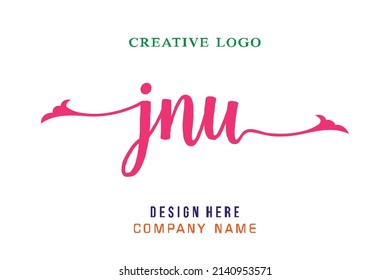 JNU lettering logo is simple, easy to understand and authoritative