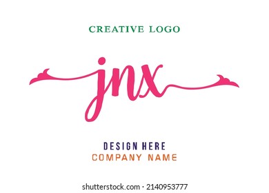 El logotipo de grabado de JNX es sencillo, fácil de entender y autoritario