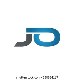 Jo Company Linked Letter Logo Green Stock Vector (Royalty Free) 332292272