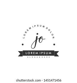 JO Initial beauty monogram logo vector