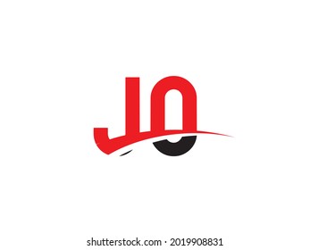 JO Letter Initial Logo Design Template