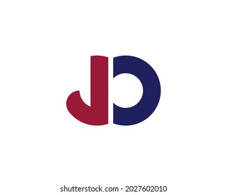 JO letter logo design vector template