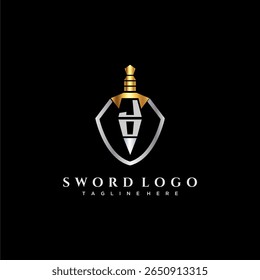 JO letter luxury monogram for shield and sword style image