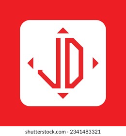 JO modern initial monogram logo design vector. It will be suitable for which company or brand name start those initial.