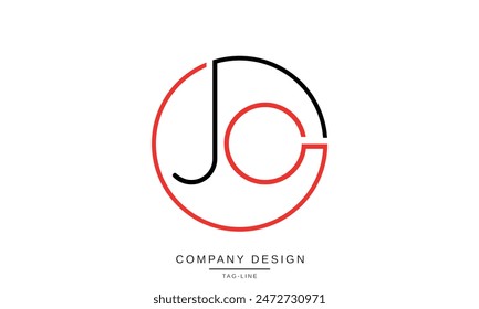 JO, OJ Letras Abstractas Logo Monograma Diseño Fuente Vector