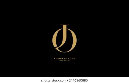 JO, OJ, J, O, Abstrakt Letters Logo Monogram