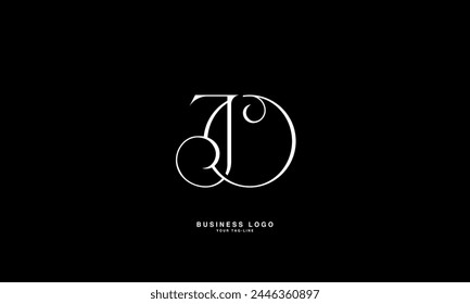 JO, OJ, J, O, Abstract Letters Logo Monogram