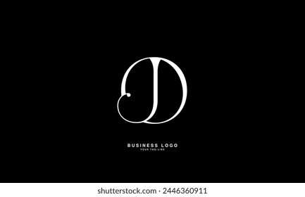 JO, OJ, J, O, Abstrakt Letters Logo Monogram