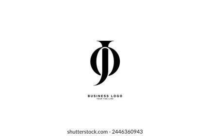 JO, OJ, J, O, Abstract Letters Logo Monogram