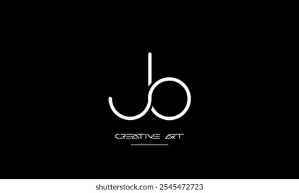 JO, OJ, J, O letras abstratas monograma de logotipo