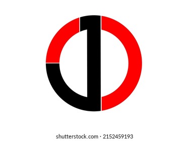 jo oj j o initial letter logo