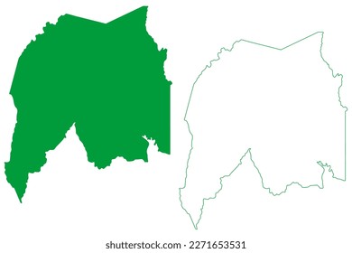 Joao Neiva municipality (Espírito Santo state, Municipalities of Brazil, Federative Republic of Brazil) map vector illustration, scribble sketch Joao Neiva map