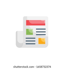 Job Ads Vector Flat Illustration. Banking and Finance icon