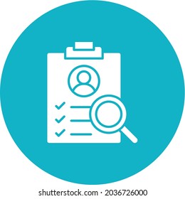 Job Analysis icon vector image. Can also be used for HR. Suitable for mobile apps, web apps and print media.