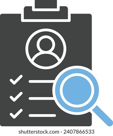 Job Analysis icon vector image. Suitable for mobile application web application and print media.