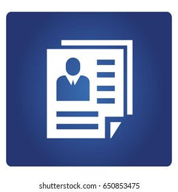 job application in blue background