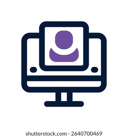 job application duotone icon. Sleek and modern vector icon for websites, mobile apps, marketing materials, and corporate design. Fully scalable and ready to use.
