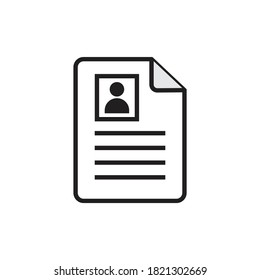 Icon-Design der Job-Anwendung einzeln auf weißem Hintergrund