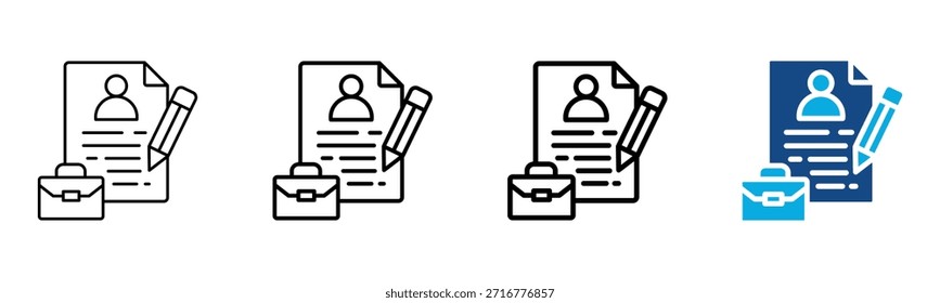 Auftrags-Anwendungs-Symbol: Andere Formatgliederung Kollektion Set Vektorgrafik
