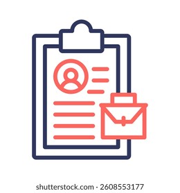 Job Application Icon Element for Design