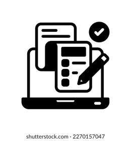 Job Application icon in vector. Logotype