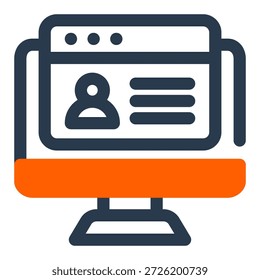 Icono de Vector de solicitud de trabajo para HRMS