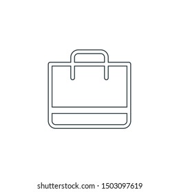Job bag icon. Business symbol