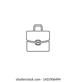 Job bag icon. Work sign