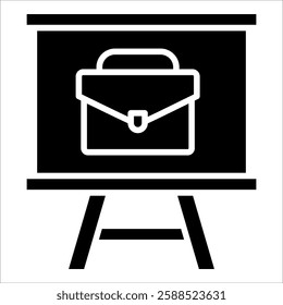 Job Board Icon Element For Design