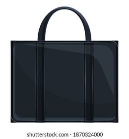 Job briefcase icon. Cartoon of job briefcase vector icon for web design isolated on white background