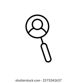 Job candidate icon Flat fill set collection