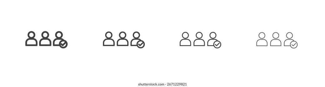 Icono de candidato de trabajo. Icono de línea delgada para el diseño y desarrollo de Sitios web, desarrollo App.