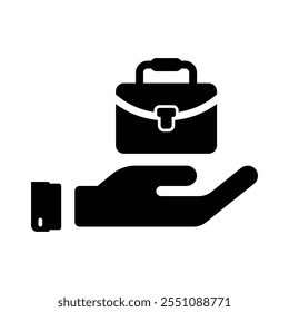 Icono de carrera laboral, Vector gráfico