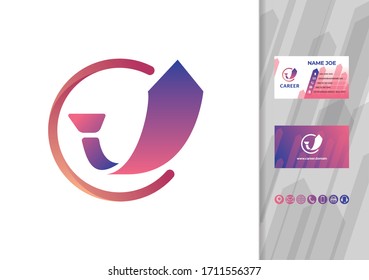 Job Career logo - business card design vector