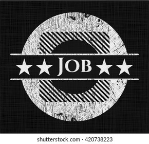 Job chalkboard emblem
