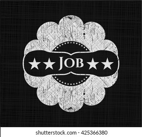 Job with chalkboard texture