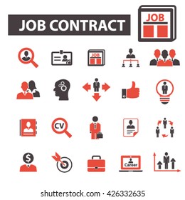 job contract icons
