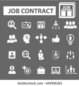 job contract icons