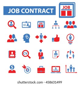 job contract icons