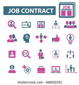 job contract icons