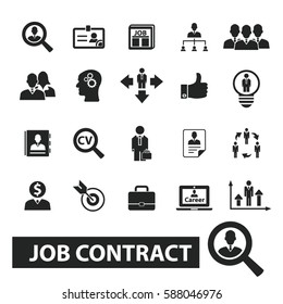 job contract icons