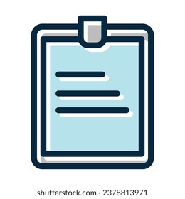 Job Description Filled Dark Colors  Icon For Personal And Commercial Use.
