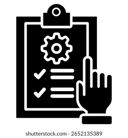 Elemento De Ícone De Descrição Da Tarefa Para Design
